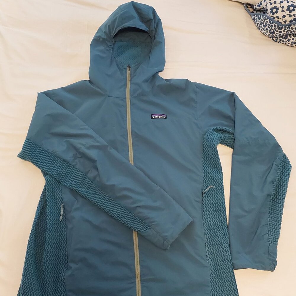 Patagonia Nano-Air Light Hybrid Hoody, Men's Large, Wavy Blue